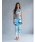 Lange Premium-Leggings für Damen ALTISPORT VOJ/ALW020LEG01 BLAU