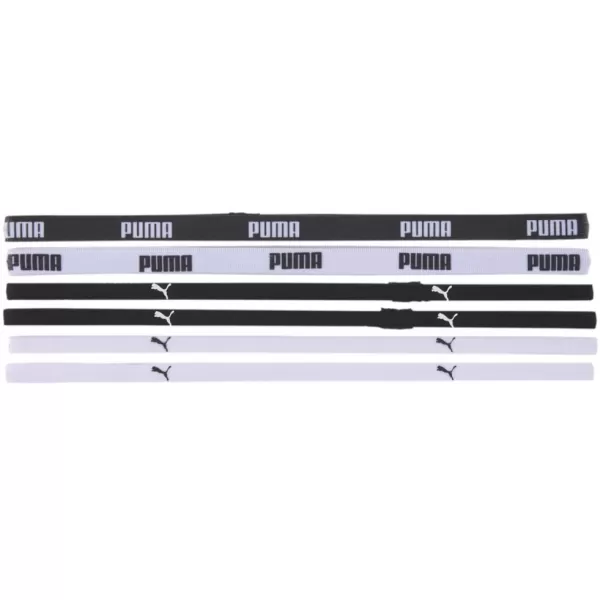  Damen-Stirnband PUMA AT SPORTBANDS (6PCS) 053452-09 SCHWARZ 