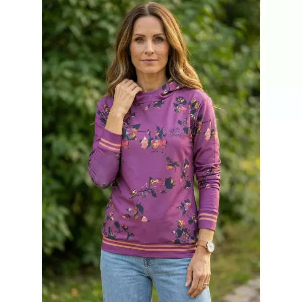  Premium-Sweatshirt für Damen ALTISPORT VOJ/ALW024MI01 LILA 