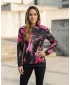 Hochwertiges Funktions-Sweatshirt für Damen ALTISPORT VOJ/ALW010MI01 SCHWARZ/HELLROSA