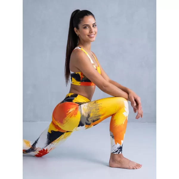  Premium-Sport-BH für Damen ALTISPORT VOJ/ALW019POD01 ORANGE 