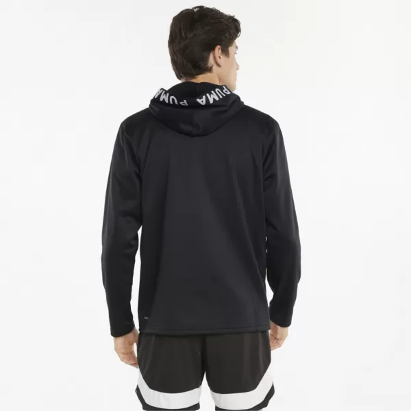  Herren-Sweatshirt PUMA TRAIN PWR FLEECE HOODIE 520893-01 SCHWARZ 