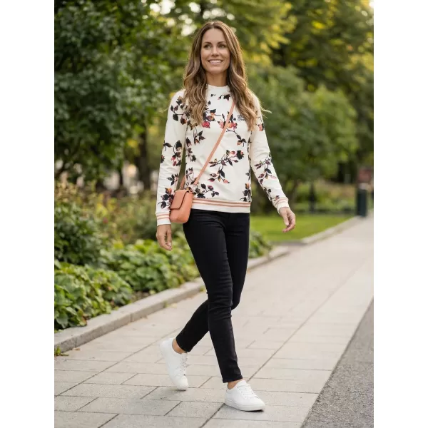  Premium-Sweatshirt für Damen ALTISPORT VOJ/ALW024MI01 WEIß 