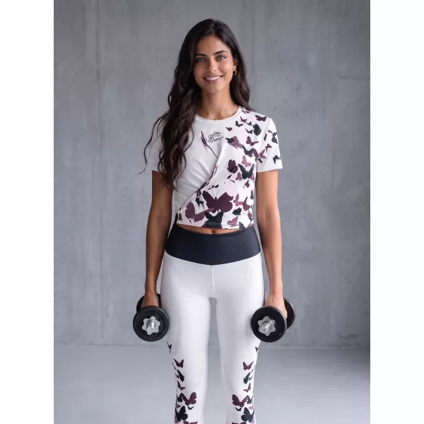  Lange Premium-Leggings für Damen ALTISPORT VOJ/ALW022LEG01 WEIß 