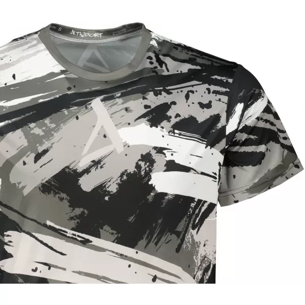  Hochwertiges Funktions-T-Shirt für Herren ALTISPORT VOJ/ALM014TR01 SCHWARZGRAU 