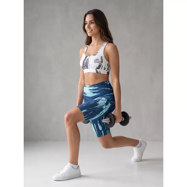  Dámské legíny nad kolena premium ALTISPORT VOJ/ALW010LEG02 KRÁLOVSKÁ MODRÁ 