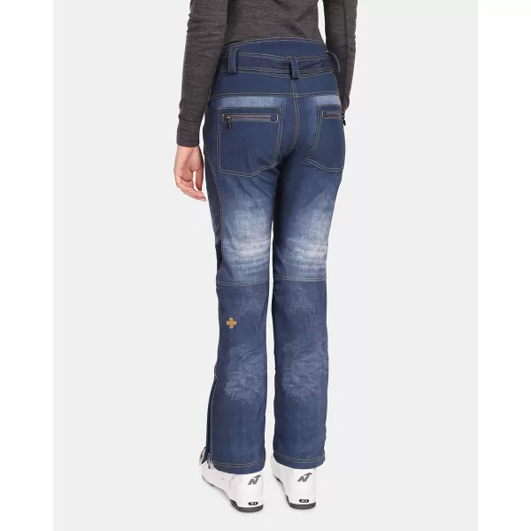  Softshell-Skihose für Damen KILPI JEANSO-W UL0409KI DUNKELBLAU 