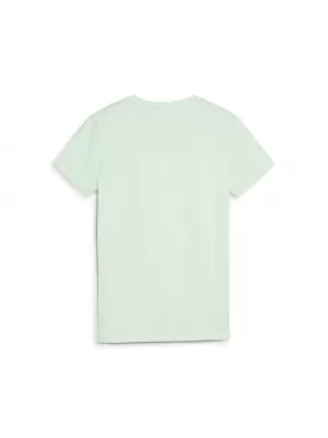 Damen-T-Shirt PUMA ESS LOGO TEE 586775-90 GRÜN