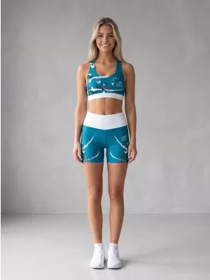 Kurze Premium-Leggings für Damen ALTISPORT VOJ/ALW022LEG03 KEROSIN