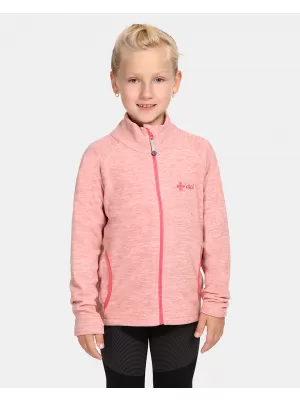 Fleece-Sweatshirt für Kinder KILPI ALACANT-J UJ0203KI HELLROSA