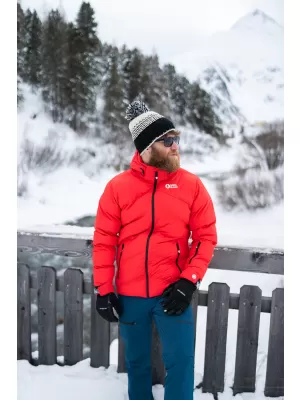 Herren-Winterjacke NORDBLANC BRILLIANCY NBWJM7926 ROT