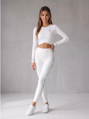 Lange Premium-Leggings für Damen ALTISPORT VOJ/ALW021LEG01 WEIß
