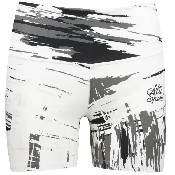  Kurze Premium-Leggings für Damen ALTISPORT VOJ/ALW010LEG03 WEIß 