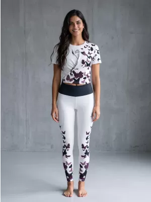 Lange Premium-Leggings für Damen ALTISPORT VOJ/ALW022LEG01 WEIß