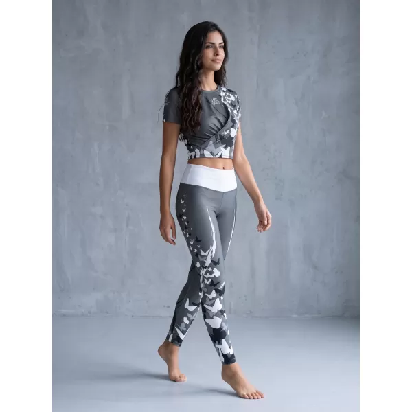  Lange Premium-Leggings für Damen ALTISPORT VOJ/ALW022LEG01 GRAU 