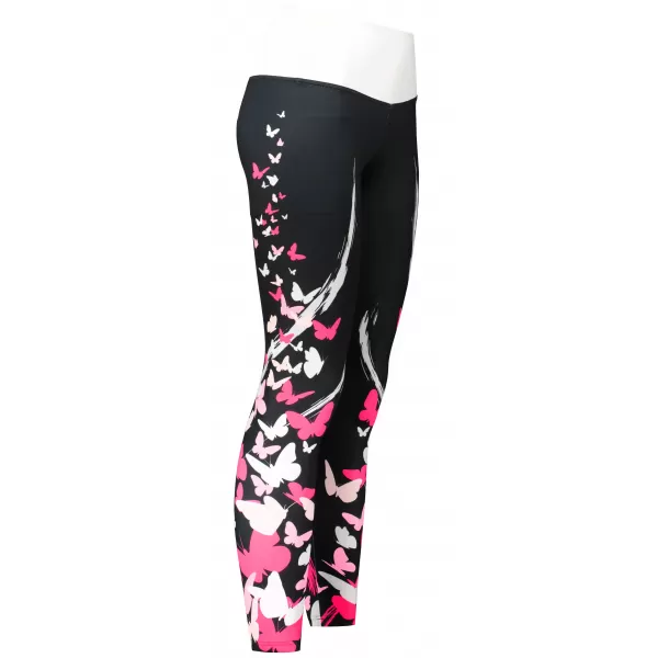  Lange Premium-Leggings für Damen ALTISPORT VOJ/ALW022LEG01 SCHWARZ ROSA 