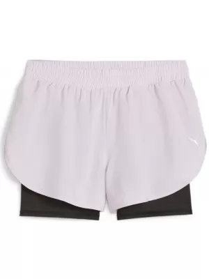 Damen-Shorts PUMA RUN FAV WOVEN 2IN1 SHORT W 523181-60 SCHWARZ