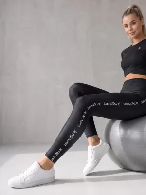 Lange Premium-Leggings für Damen ALTISPORT VOJ/ALW021LEG01 SCHWARZ