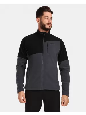 Fleece-Sweatshirt für Herren KILPI GLANDER-M UM0210KI DUNKELGRAU