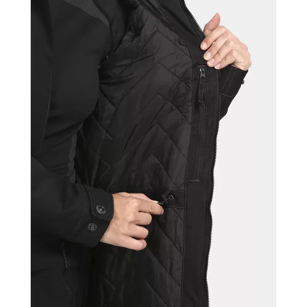  Wintermantel für Damen KILPI PERU-W UL0125KI SCHWARZ 