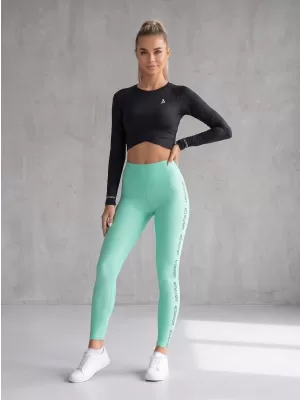 Lange Premium-Leggings für Damen ALTISPORT VOJ/ALW021LEG01 TÜRKIS