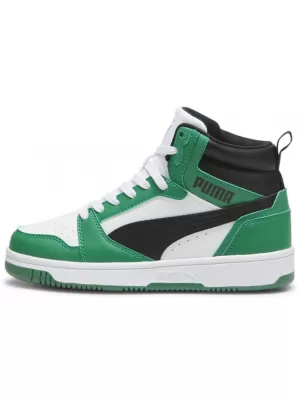 Kinderschuhe PUMA REBOUND V6 MID JR 393831-10 WEIß