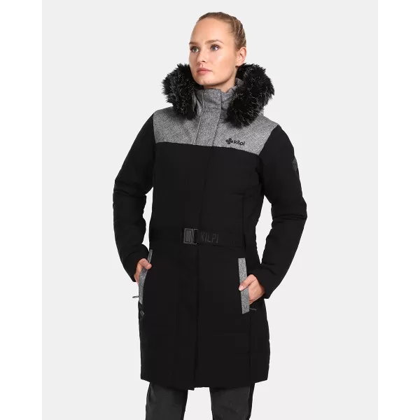  Wintermantel für Damen KILPI KETRINA-W UL0129KI SCHWARZ 