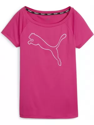 Damen-T-Shirt PUMA TRAIN FAV JERSEY CAT TEE 522420-48 ROSA