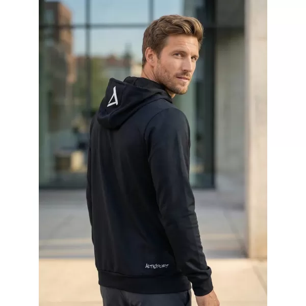  Hochwertiges Funktions-Sweatshirt für Herren ALTISPORT VOJ/ALM013MI01 SCHWARZ 