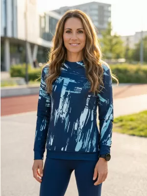 Hochwertiges Funktions-Sweatshirt für Damen ALTISPORT VOJ/ALW010MI01 KÖNIGSBLAU