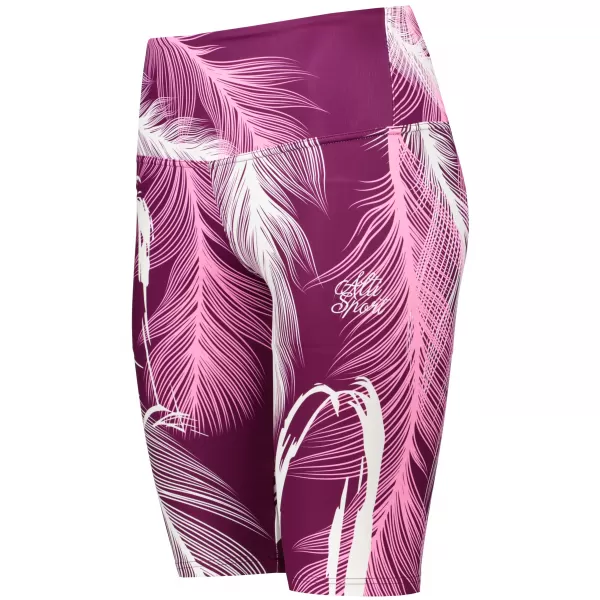  Damen-Leggings oberhalb des Knies Premium ALTISPORT VOJ/ALW001LEG02 FUCHSIE 