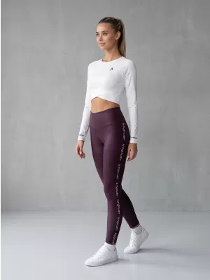 Lange Premium-Leggings für Damen ALTISPORT VOJ/ALW021LEG01 LILA
