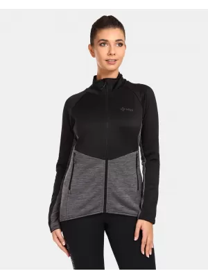 Funktions-Sweatshirt für Damen KILPI TOMMS-W UL0204KI SCHWARZ