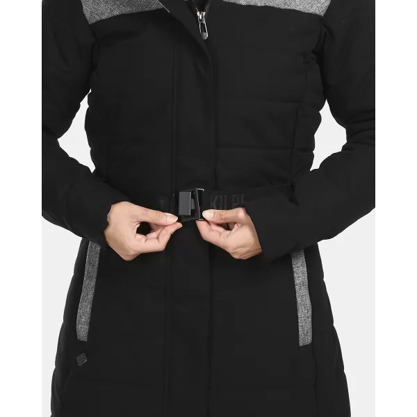  Wintermantel für Damen KILPI KETRINA-W UL0129KI SCHWARZ 