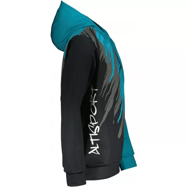  Hochwertiges Funktions-Sweatshirt für Herren ALTISPORT VOJ/ALM006MI01 SCHWARZ/KEROSIN 