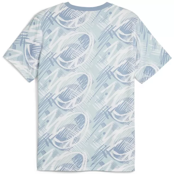  Herren-T-Shirt PUMA POWER AOP TEE 678938-20 BLAU 