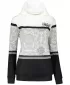 Premium-Sweatshirt für Damen ALTISPORT VOJ/ALW023MI01 SCHWARZ UND WEIß