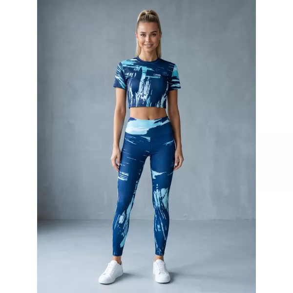  Lange Premium-Leggings für Damen ALTISPORT VOJ/ALW010LEG01 KÖNIGSBLAU 