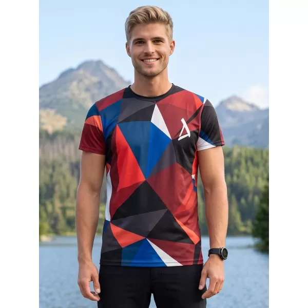  Herren Funktions-T-Shirt Premium Plus ALTISPORT VOJ/ALM007TR02 MARINEBLAU/ROT 
