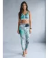Lange Premium-Leggings für Damen ALTISPORT VOJ/ALW017LEG01 TÜRKIS