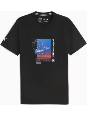 Herren-T-Shirt PUMA BMW MMS CAR GRAPHIC TEE 2 624158-01 SCHWARZ