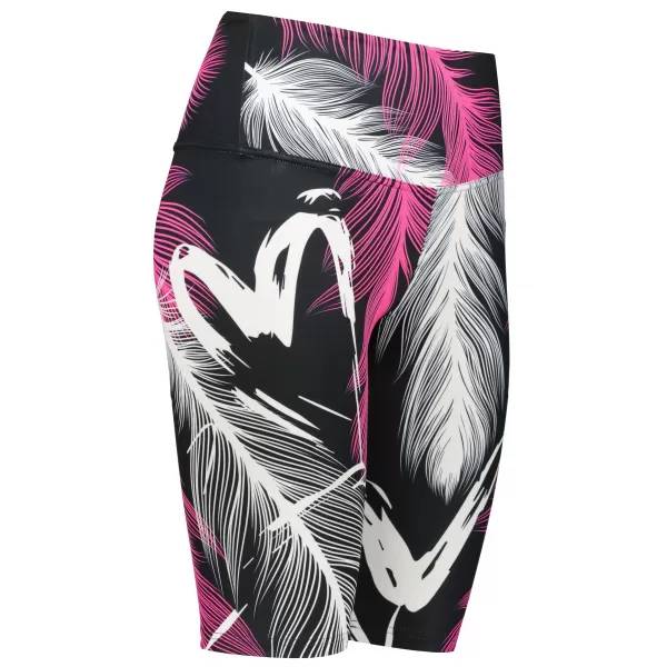  Damen-Leggings oberhalb des Knies Premium ALTISPORT VOJ/ALW001LEG02 SCHWARZ/ROSA 