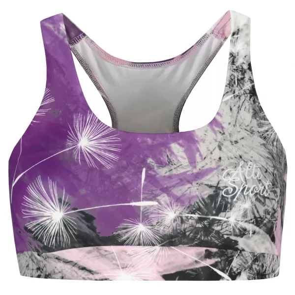  Premium-Sport-BH für Damen ALTISPORT VOJ/ALW016POD01 LILA 