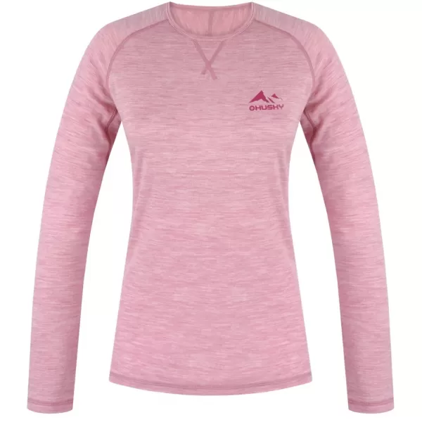  Thermo-T-Shirt für Damen HUSKY MEROW L VERBLASSTES ROSA 