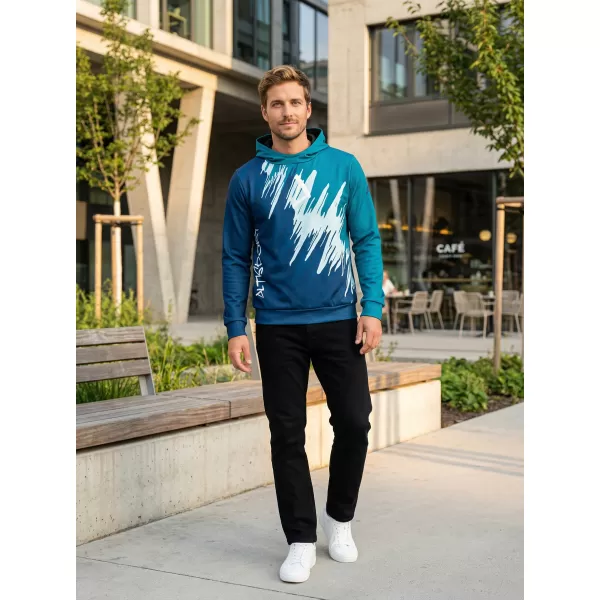 Hochwertiges Funktions-Sweatshirt für Herren ALTISPORT VOJ/ALM006MI01 KEROSIN/BLAU 