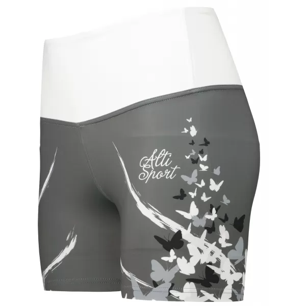  Kurze Premium-Leggings für Damen ALTISPORT VOJ/ALW022LEG03 GRAU 