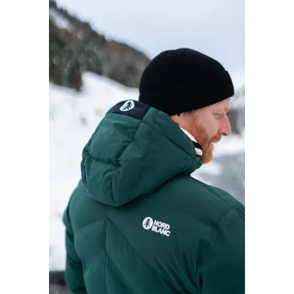  Herren-Winterjacke NORDBLANC BRILLIANCY NBWJM7926 DUNKELGRÜN 
