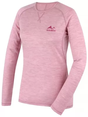 Thermo-T-Shirt für Damen HUSKY MEROW L VERBLASSTES ROSA