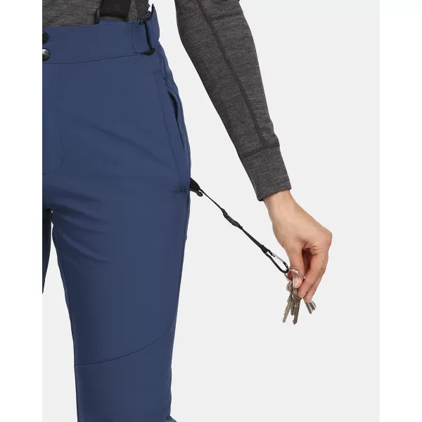  Softshell-Skihose für Damen KILPI RHEA-W UL0407KI DUNKELBLAU 