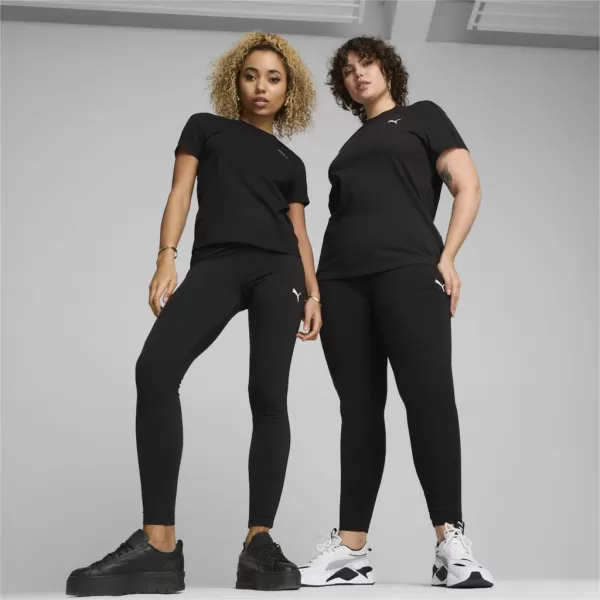  Leggings für Damen PUMA HER HIGH-WAIST LEGGINGS 677890-01 SCHWARZ 
